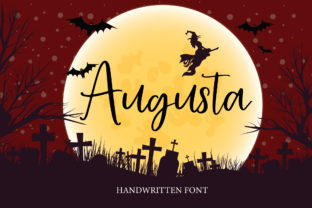 Augusta Font for Halloween Design