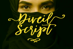 Diveil Script: A Handwritten Font for Creative Expression
