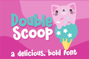 Double Scoop Font for Business Branding
