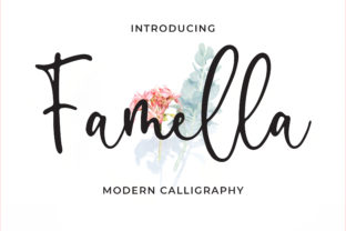 Famella Font: Modern Calligraphy for Designers