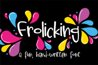 Frolicking Font: Whimsical Design