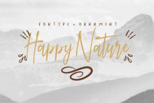 Happy Nature Font Review