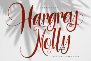 Hargrey Molly Font for Creative Campaigns