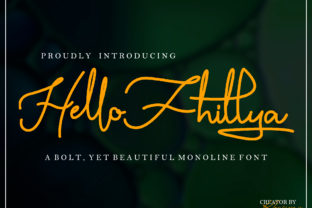 Hello Fhillya Font for Business Branding