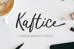 Kaftice: A Handwritten Font for Polished Branding
