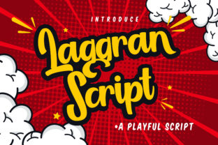 Laggran: A Playful Script Font for Campaigns