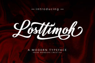 Losttimoh: A Font That Speaks Volumes