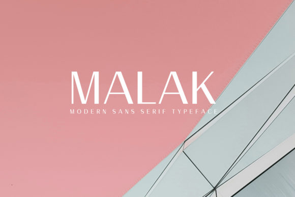 Malak Font for Creative Campaigns
