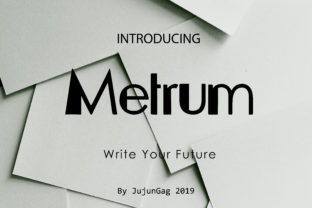 Metrum: A Modern Font for Web Design