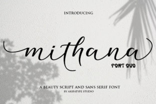 Mithana Duo Font for Web Design