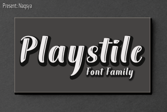 Playstile: A Bold Handwritten Font