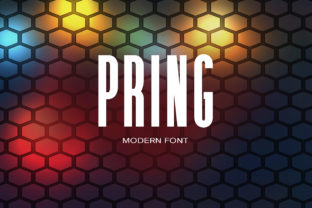 Pring Font for Modern Web Design