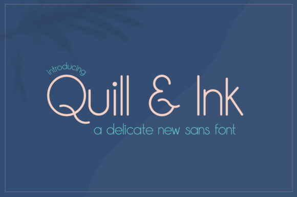 Quill Ink Font for Modern Branding