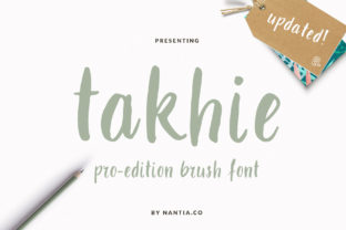 Takhie: A Friendly Script Font for Creative Projects