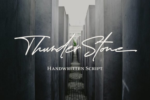 Thunder Stone Font for Web Design