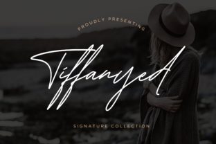 Tiffanyed Font for Creative Design