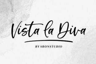 Vista La Diva Font for Creative Projects