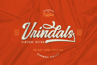 Vrindals Script: A Bold Retro Font for Business