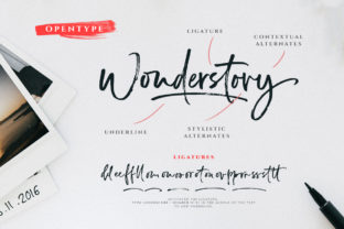 Wonderstory Font for Creative Projects