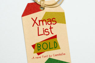 Xmas List Bold Font